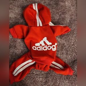 ADIDOG red hoodie. Size S
